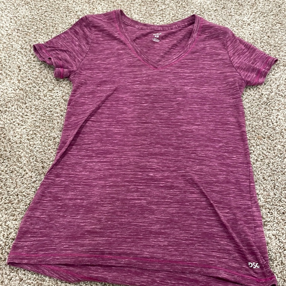 purple kids’ sporting tee